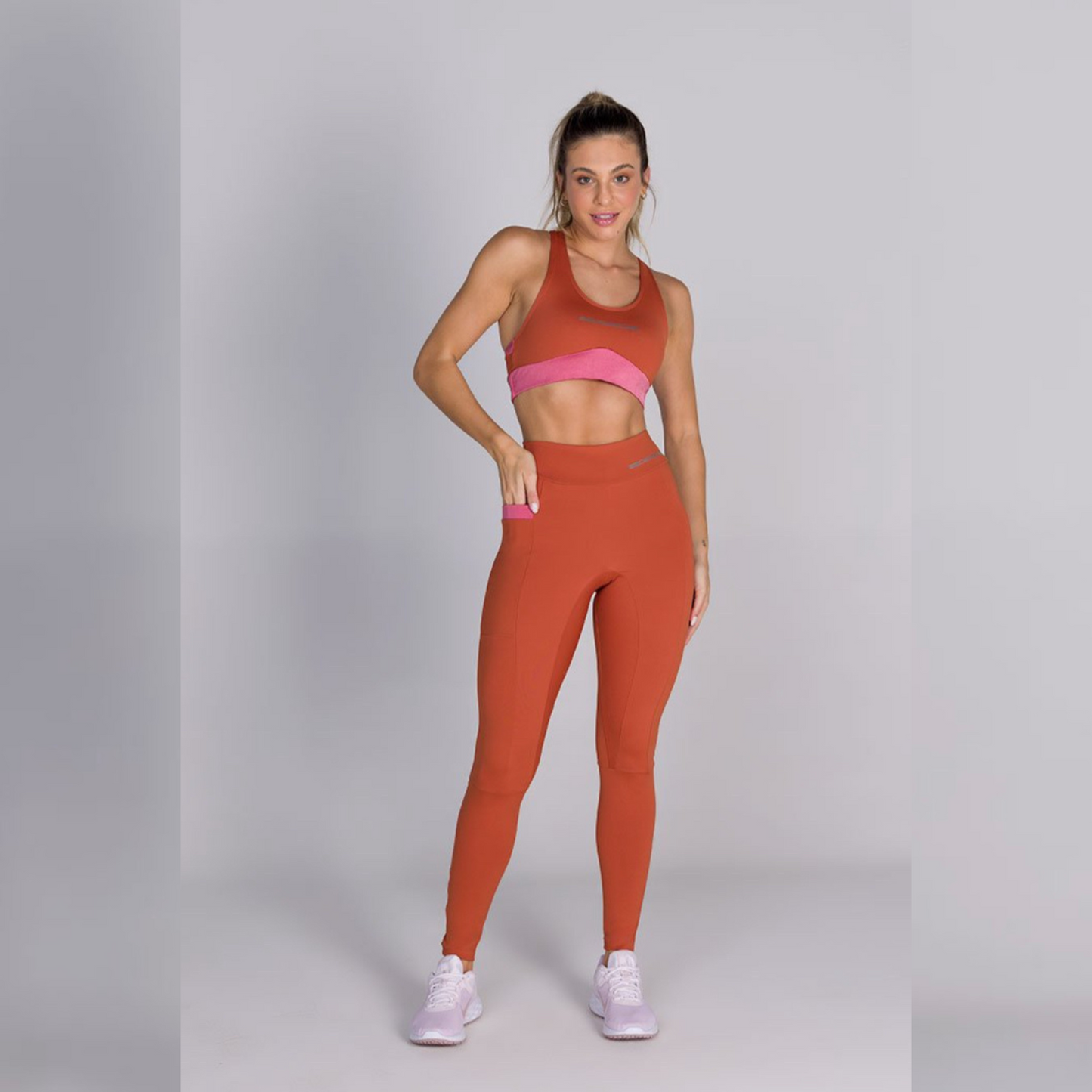 Legging All Day Rosa Goiaba
